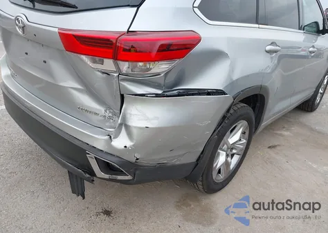 2017 Toyota Highlander Limited from USA, damaged, VIN 5TDDZRFHXHS393913